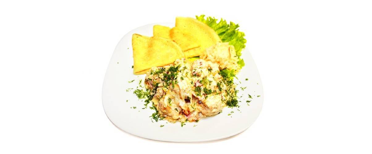 Мачанка с блинами
